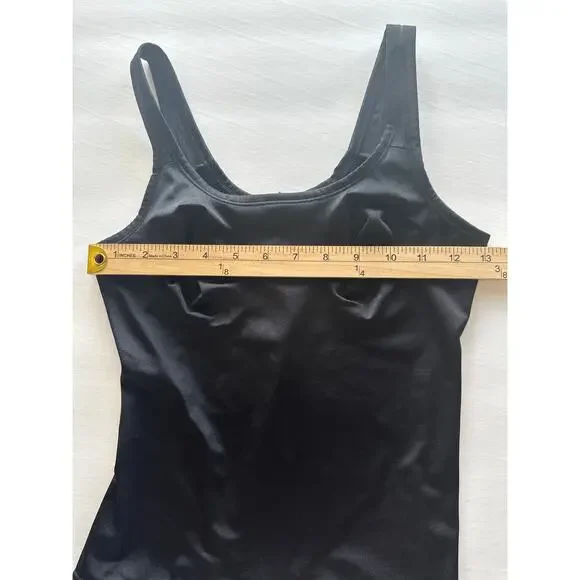 Nancy Ganz 🌿Body Shapewear Cami Tank Top Black Size XL Slimming Control - Picture 4 of 8